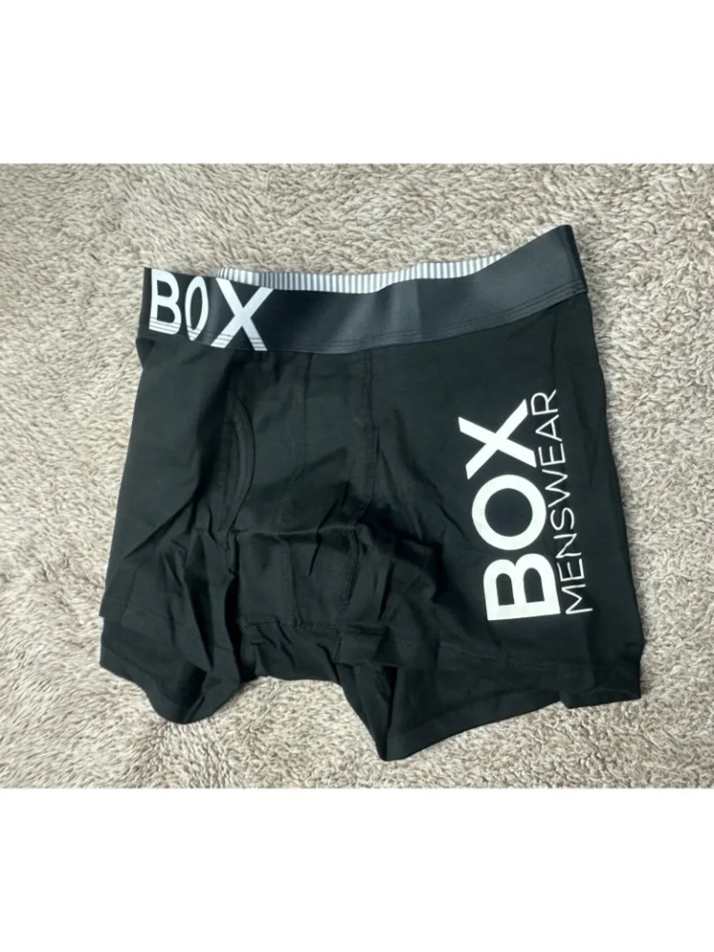 BOX MENSWEAR PREMIUM BOXERS BLACK Size Small New